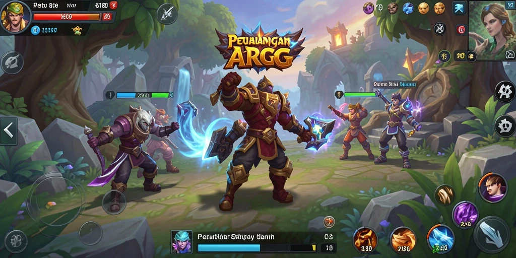 Screenshot gameplay yang menampilkan aksi pertempuran seru di 8180.
