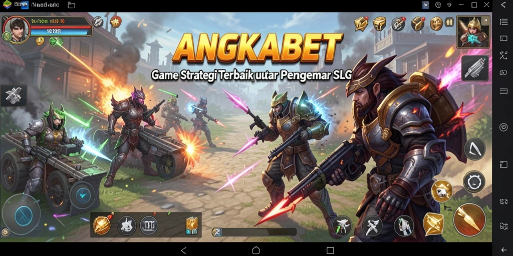 Tampilan gameplay strategis di ANGKABET yang mendebarkan.
