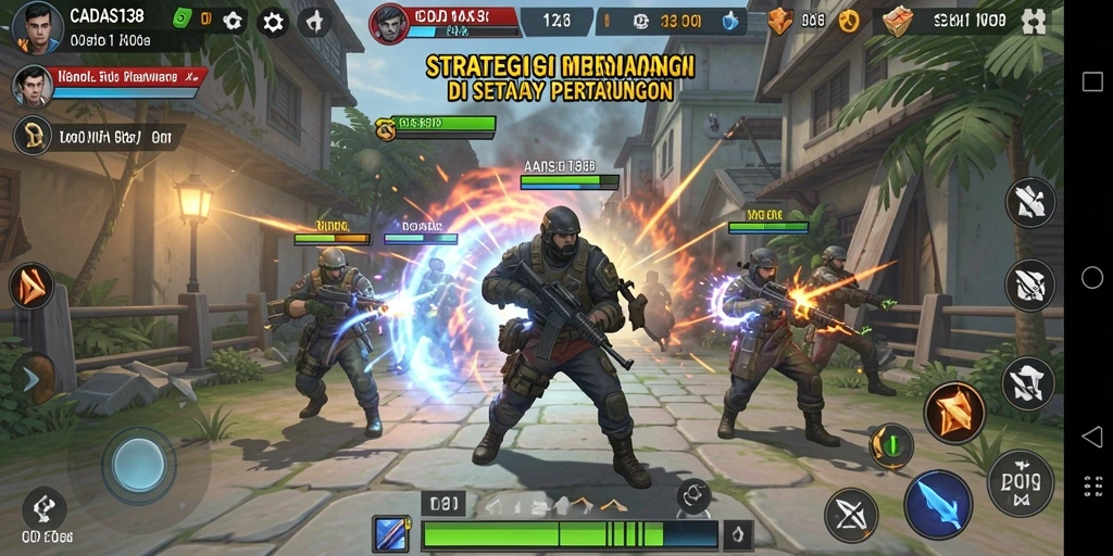 Tampilan gameplay strategi menegangkan di CADAS138.