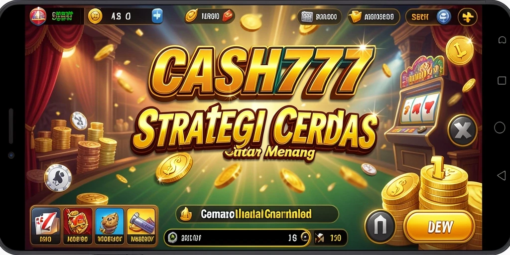 Tampilan permainan CASH777 yang menarik saat berstrategi.