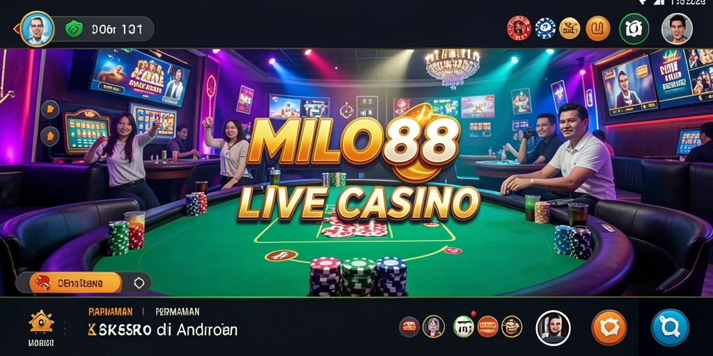 Tampilan gameplay Live Casino yang menarik dan interaktif.