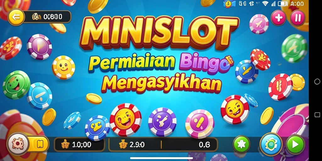 Tampilan gameplay seru MINISLOT menunjukkan keseruan permainan Bingo.