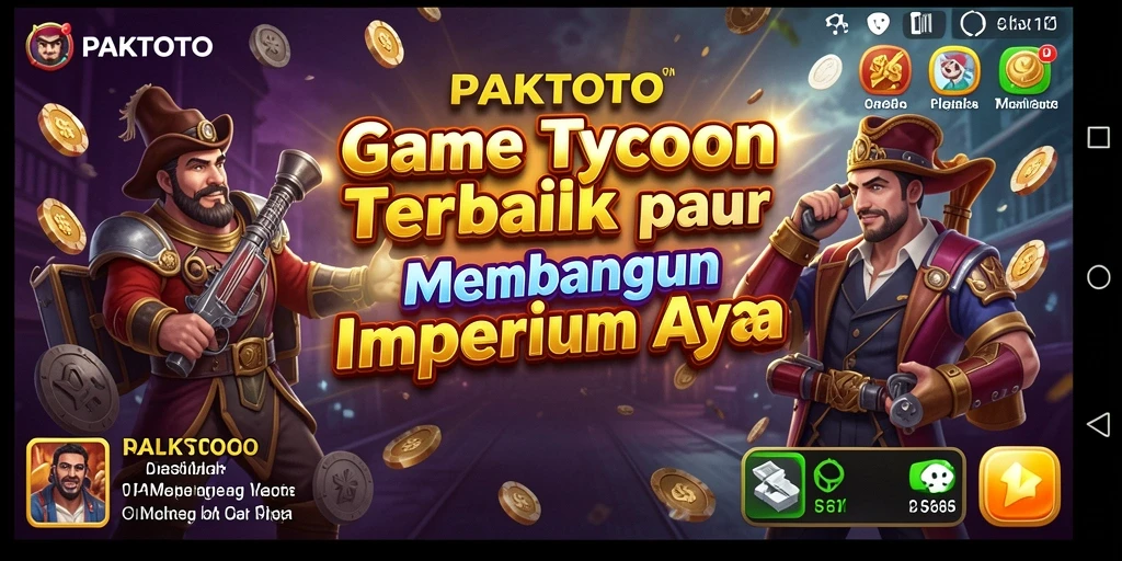 Tampilan gameplay PAKTOTO yang menarik dengan elemen Tycoon.