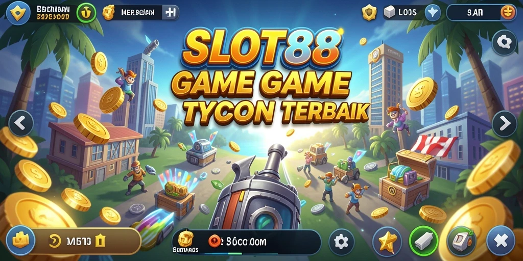 Tampilan gameplay SLOT88 yang seru dan menantang sebagai game Tycoon.