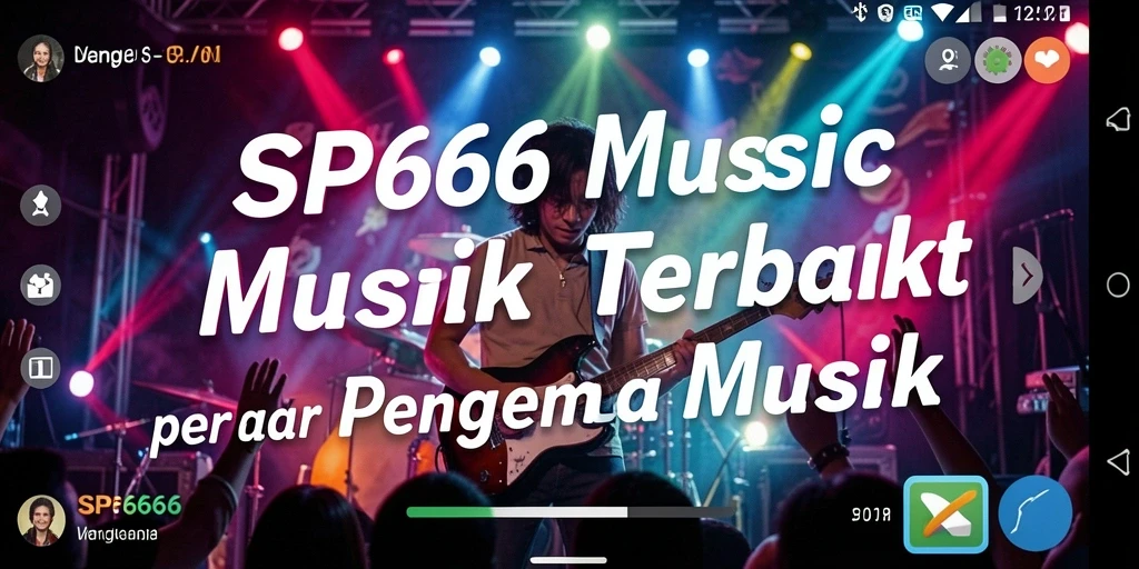 Tampilan gameplay SP666 yang seru dan dinamis dalam permainan musik.