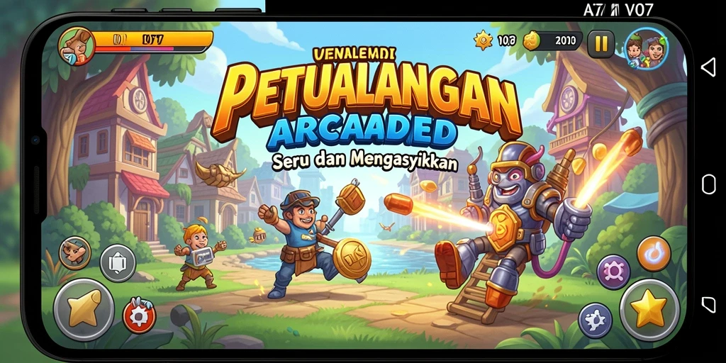 Gambaran menarik dari gameplay V07 yang penuh tantangan dan seru.