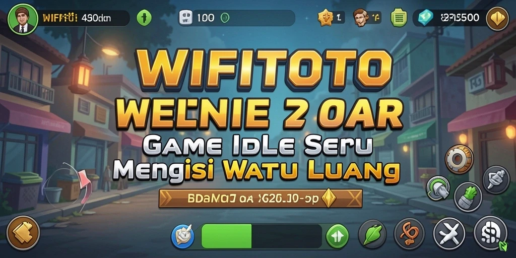 Screenshot utama WIFITOTO menampilkan gameplay santai dan otomatis.